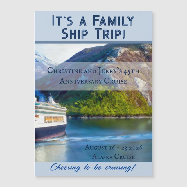 Cruising Stateroom Door Magnet Northern Cruise (Framsida)