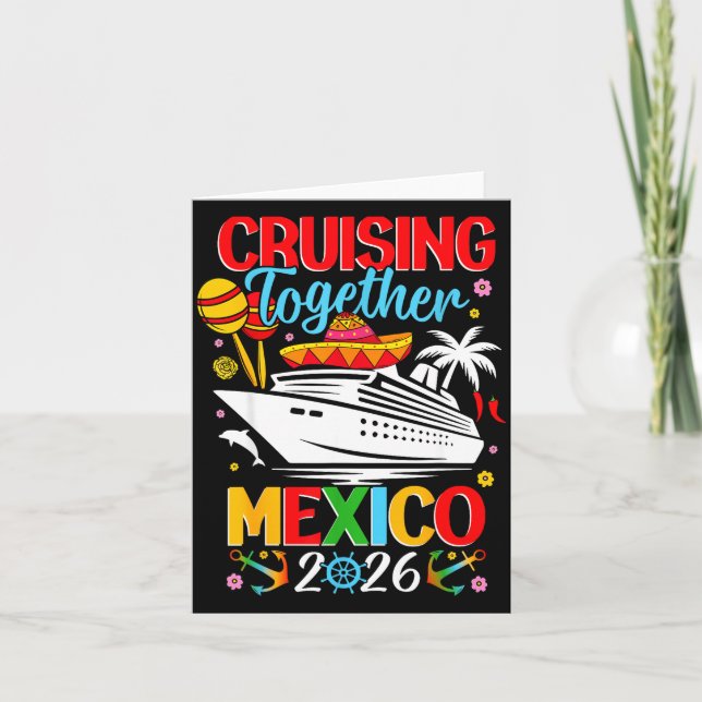 Cruising Together Cruise Trip Mexico 2026 For Fami Kort (Framsida)