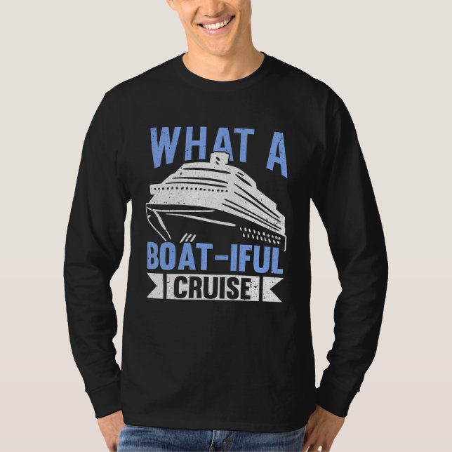 Cruising Travel Vacation Boat Cruise Ship  1 T Shirt (Framsida)