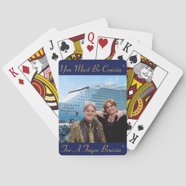 Cruisin's for a fagee Bruisin Casinokort (Baksidan)