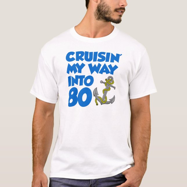Cruisins väg in i 80 t shirt (Framsida)