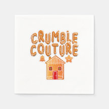 Crumble Couture Gingerbröd Helgdag Napkins