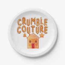 Crumble Couture Gingerbröd House Helgdag Papper Pl