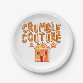 Crumble Couture Gingerbröd House Helgdag Papper Pl