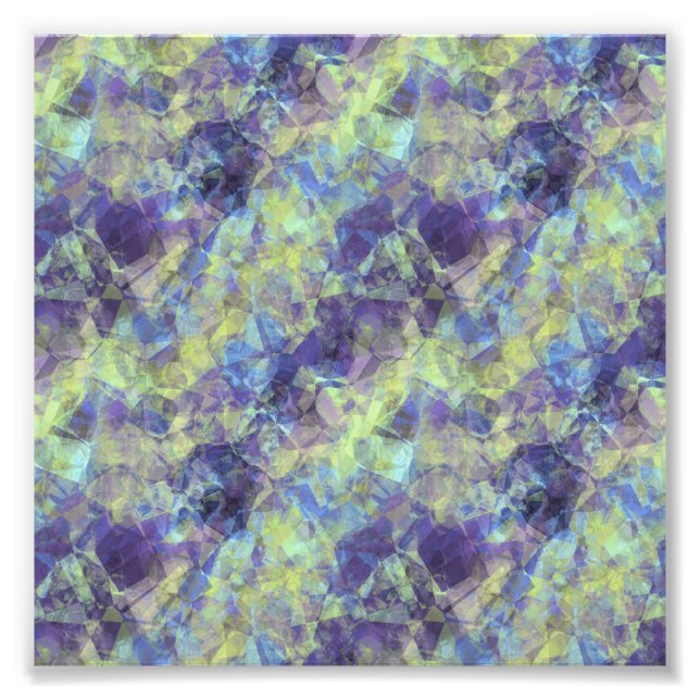 Crumged Lavender Struktur Fototryck (Framsidan)