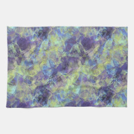 Crumged Lavender Struktur Kökshandduk