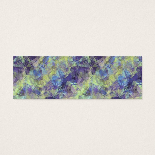 Crumged Lavender Struktur Litet Visitkort (Framsidan)