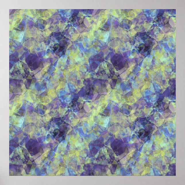 Crumged Lavender Struktur Poster (Framsidan)