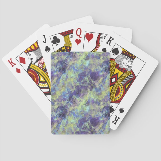 Crumged Lavender Struktur Spelkort (Baksidan)