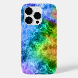 Crumged Peacock Blue Struktur