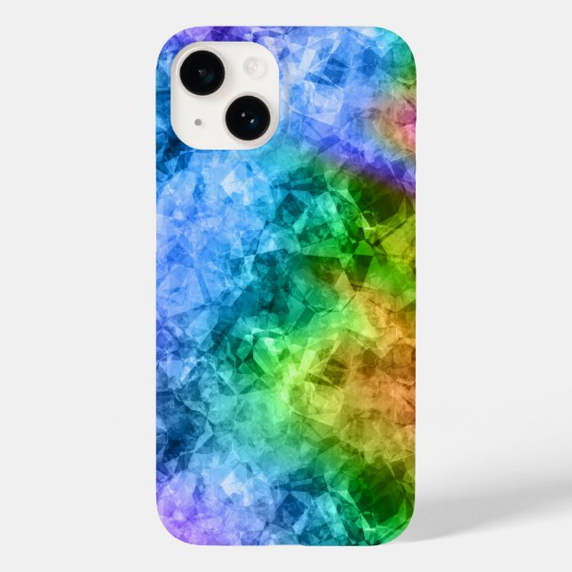 Crumged Peacock Blue Struktur (Baksida)