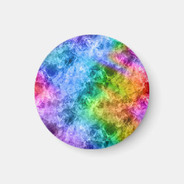 Crumged Peacock Blue Struktur Magnet