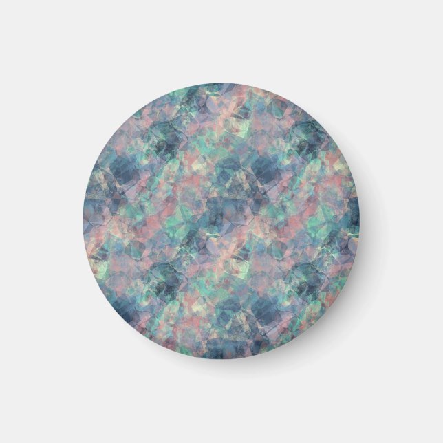 Crumged Sunset Blue Struktur Magnet (Framsidan)
