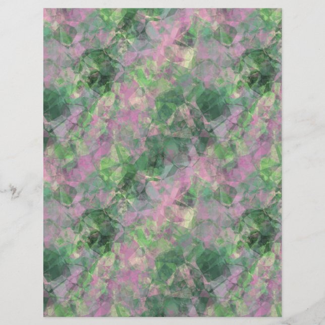 Crumged Vår Grönt Struktur (Framsida)