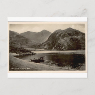 Crummock Water Ensamhet Vintage Sjöutsikt Vykort