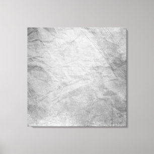 CRUMPED PAPPER SILVER GRÅTT GRAYS VITE DIGITAL TE CANVASTRYCK