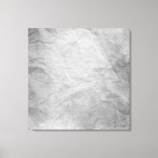 CRUMPED PAPPER SILVER GRÅTT GRAYS VITE DIGITAL TEM CANVASTRYCK