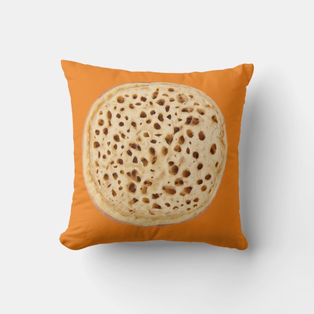 Crumpet på vitt kudde (Framsida)