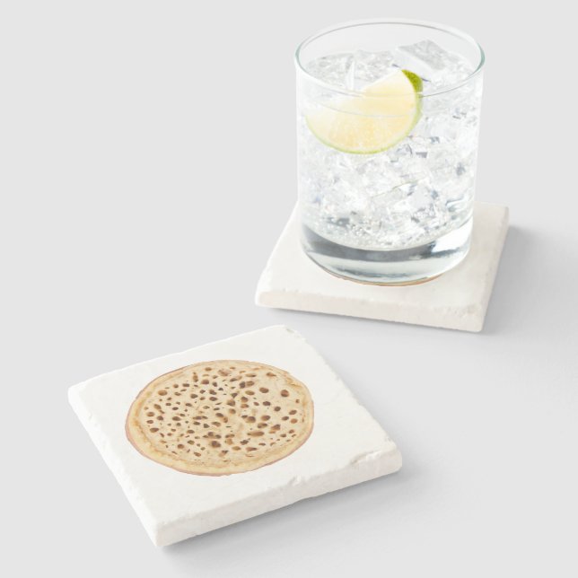 Crumpet på vitt stenunderlägg (Sidan)