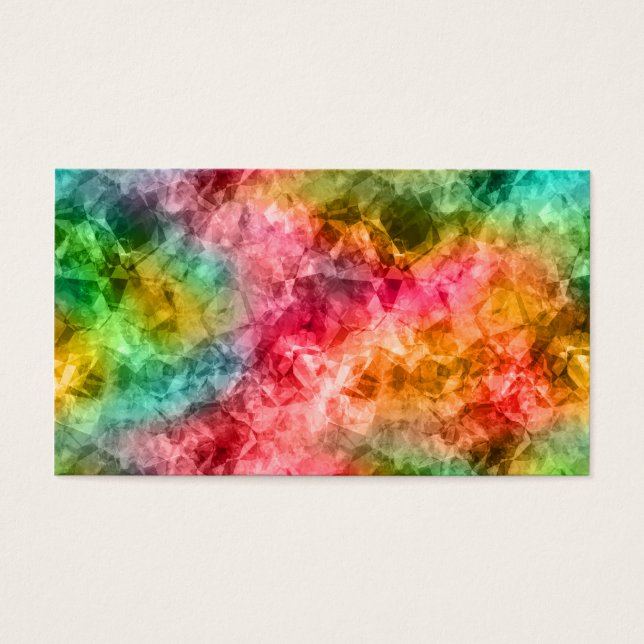 Crumpled Tropical Struktur Visitkort (Framsidan)