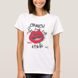 Crunch Crunch, ASMR. Women's White Tee
