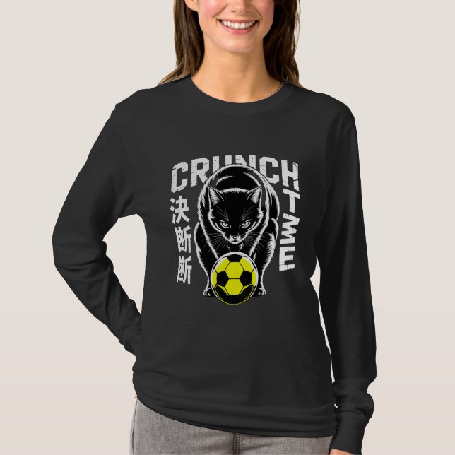 Crunch Time Cat Game Day & Streetwear Essential T Shirt (Framsida)
