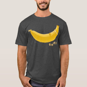 Crunches Banana Prova hårt arbete T Shirt