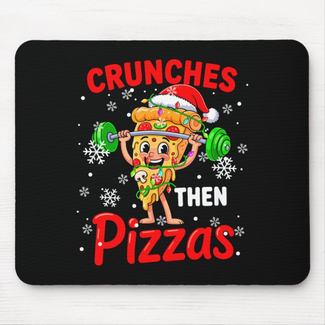 Crunches Then Zzas Xmas Santa Zza Weightlifting Gy Musmatta (Framsidan)