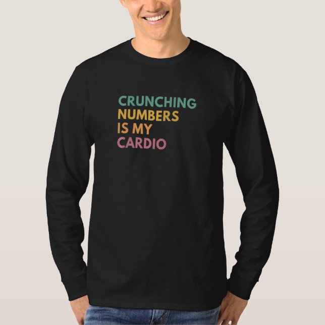 Crunching-nummer är min Cardio T Shirt (Framsida)