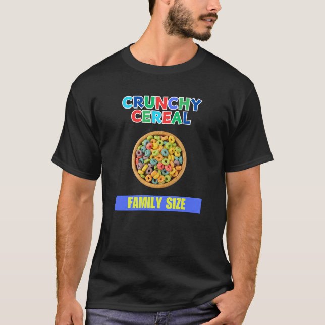 Crunchy Cereal for spannmåls-fläkt T Shirt (Framsida)