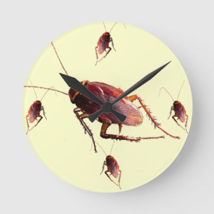 Crunchy Cockroach Rund Klocka