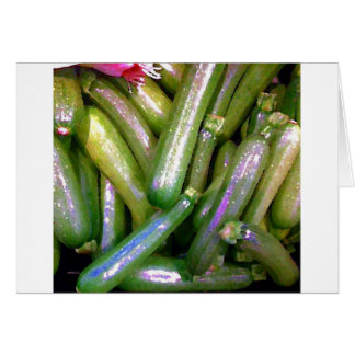 Crunchy Courgettes Hälsningskort