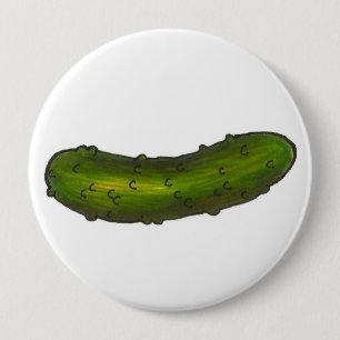 Crunchy Grönt Kosher Dill Deli Stil Pickle Foodie Knapp