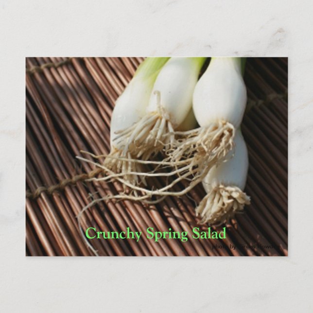 Crunchy Vår Salad Vykort (Framsida)