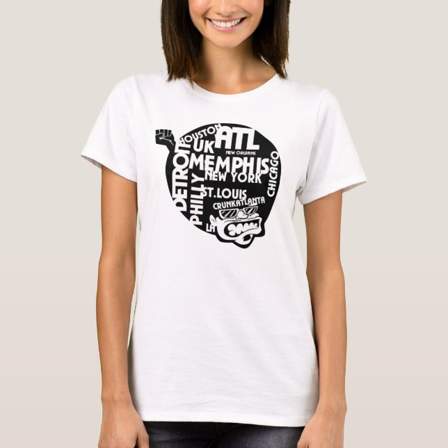 Crunk för Crunk/Crunkatlanta att bekläda T Shirt (Framsida)