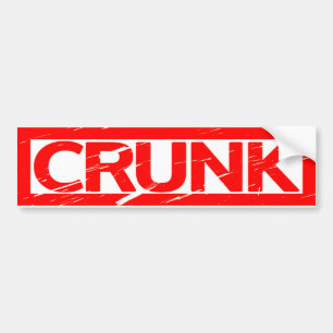 Crunk Frimärke Bildekal