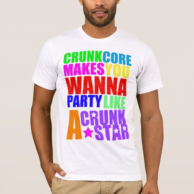 Crunk stjärnaT-tröja Tee (Framsida)