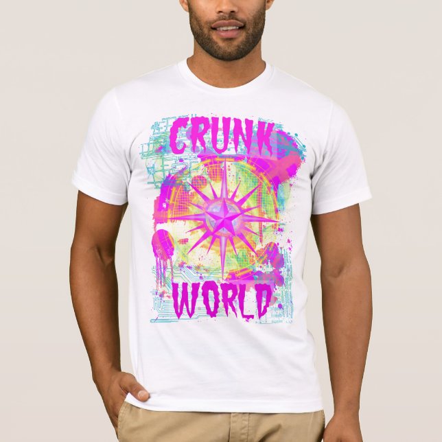 CrunkWorld officiellutslagsplats Tee Shirt (Framsida)