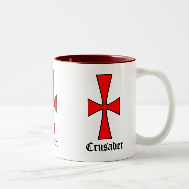 Crusader anpassade kaffe mugg (Höger)