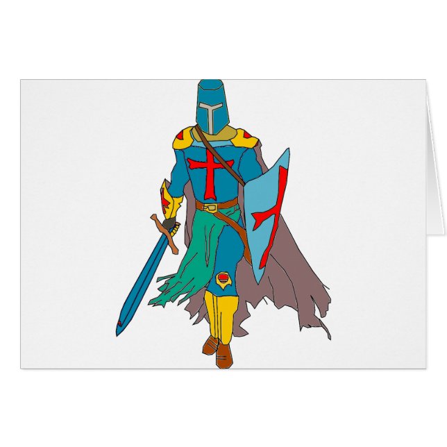 Crusader Hälsningskort (Framsidan Horizontal)