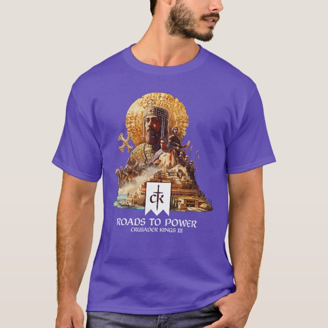 Crusader Kings III Roads to Power friends T Shirt (Framsida)