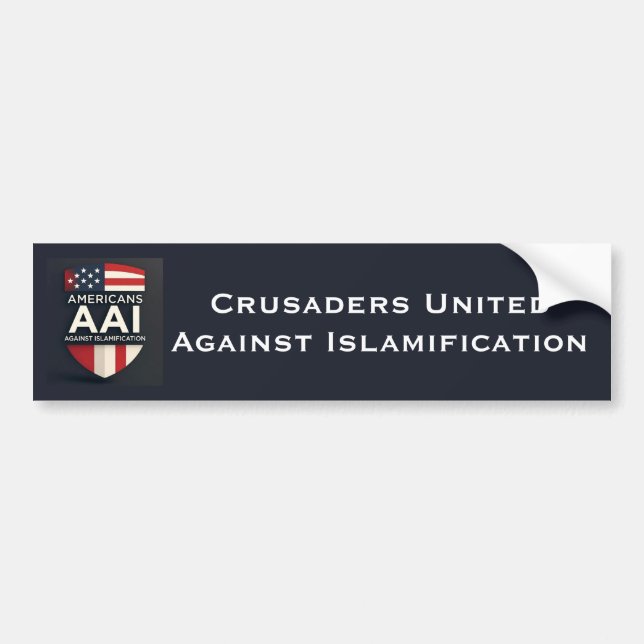 Crusaders United Against Islamification Bildekal (Framsidan)