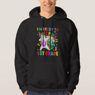 Crush 1st Klass Dabbing Unicorn Back to school Bac Hoodie