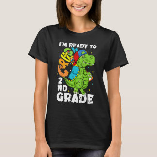 Crush 2nd Grade Rex Dinosaur Back To School Boys K T Shirt