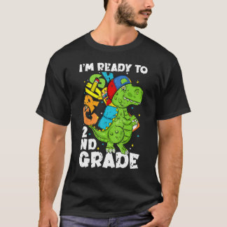 Crush 2nd Grade Rex Dinosaur Back To School Boys K T Shirt