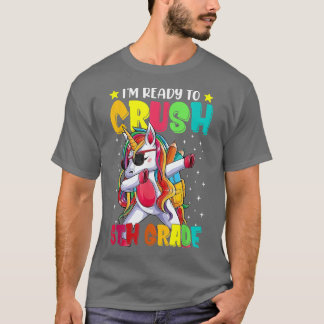 Crush 5th Klass Dabbing Unicorn Back to school Gir T Shirt