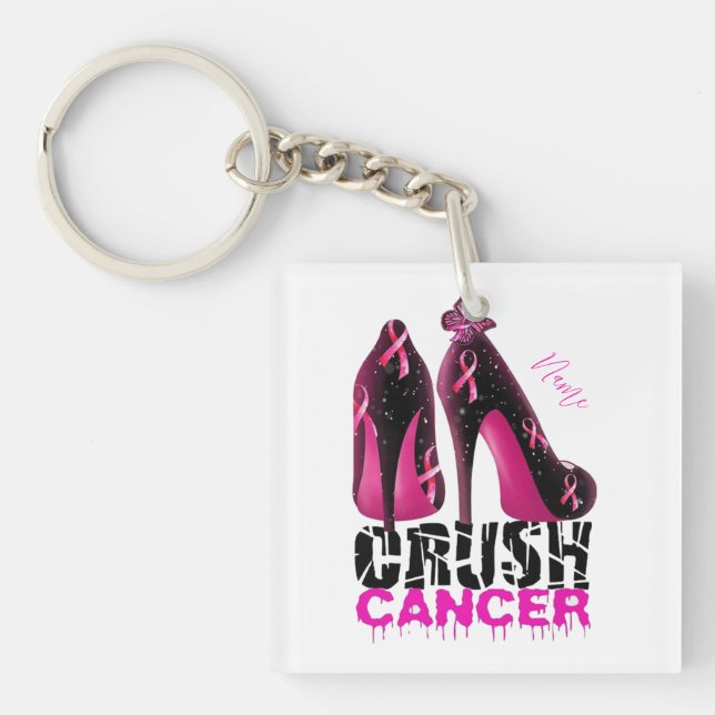 Crush Breast Cancer Awareness namn anpassat (Framsidan)