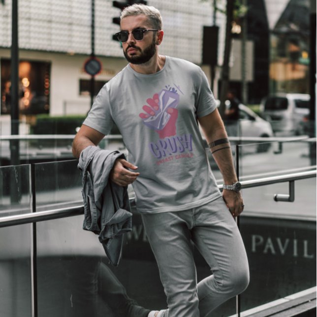 Crush Breast Cancer Quote T Shirt (Skapare uppladdad)