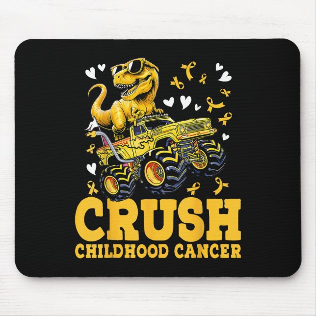 Crush Childature Cancer Awareness Monster Lastbil  Musmatta (Framsidan)