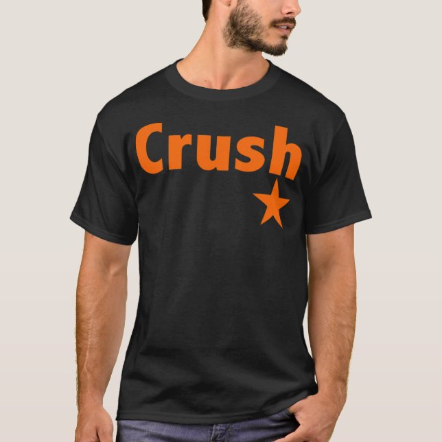 CRUSH CITY STAR sport T Shirt (Framsida)